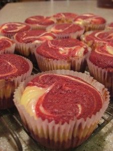 Red Velvet Cheesecake Cupcakes