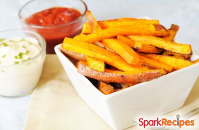 Spicy Baked Sweet Potato Fries