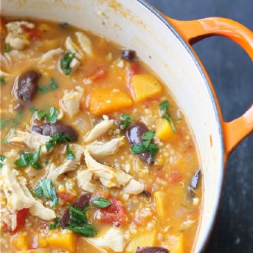 Chicken Stew with Butternut Squash and Quinoa