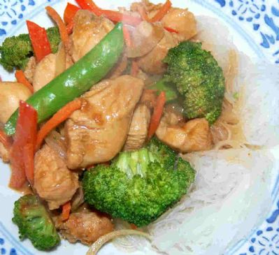 Chicken Satay with Vegetables