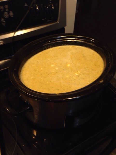 Broccoli cauliflower cheddar soup