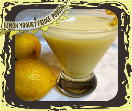 Lemon Yogurt Fridge Pudding