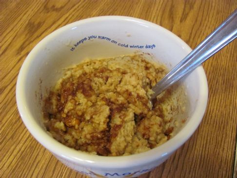 Quick and Tasty Peanut Butter Chocolate Oatmeal