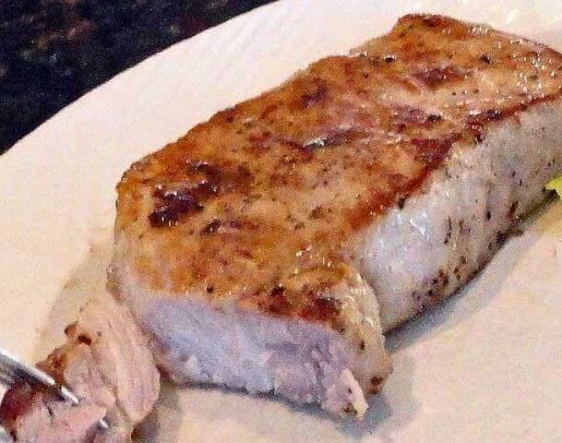 Glazed Pork Chops and Mashed Potatoes