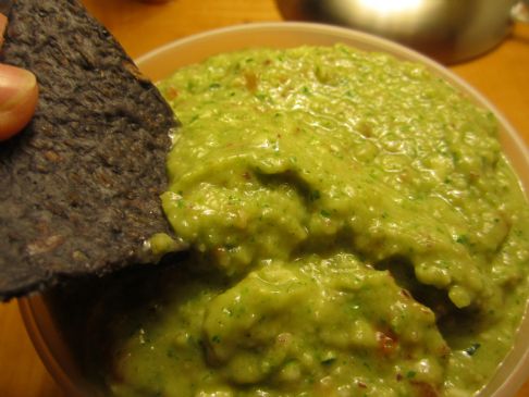 Lightened up guacamole