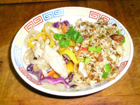 Asian Pork with Fried Rice