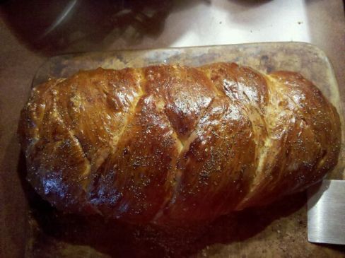 Challah bread with honey