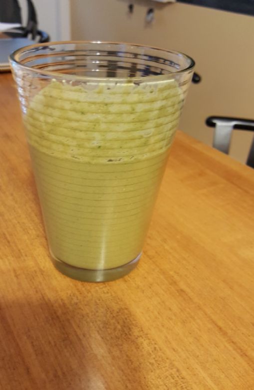 Banana kale breakfast shake