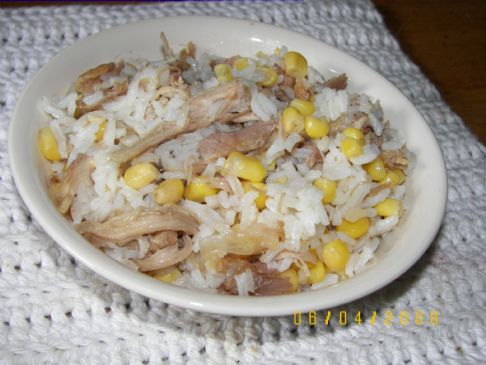 Rice Turkey and Corn