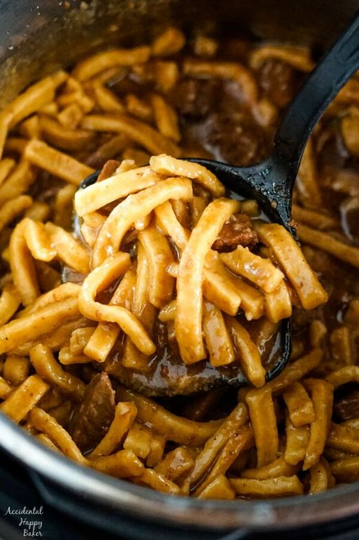 Instant Pot Beef and Noodles