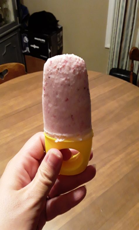 Strawberries and cream paletas