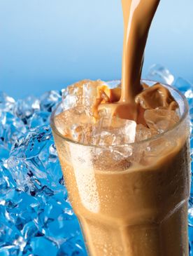 High Protein Vanilla Caramel Frappuchino