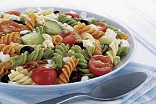 Feta and Vegetable Rotini Salad Recipe