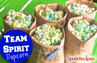 Team Spirit Popcorn (Rainbow Jello Popcorn)