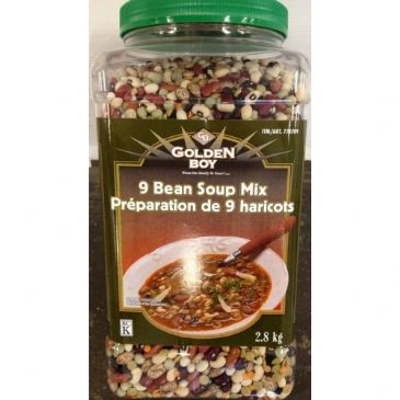 Hearty nine bean soup