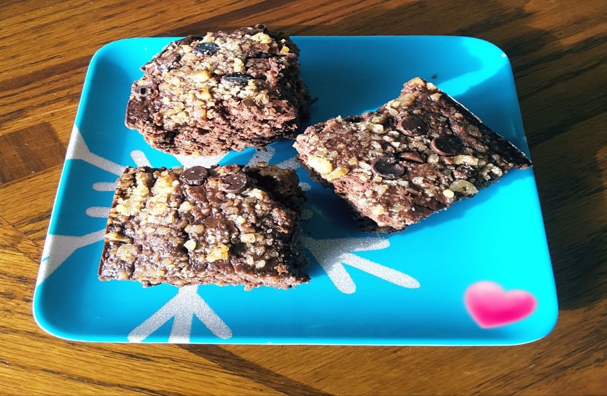 PARISGRL7'S Black Bean and Oats Protein Brownies