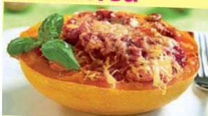 Meatball-Stuffed Spaghetti Squash