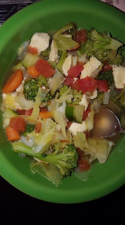 Vegetable Soup with chicken