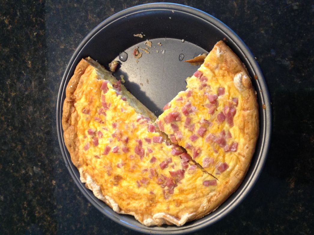 Shannon's Ham and Cheese Quiche