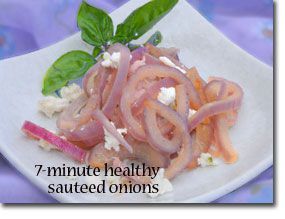Onion 7 minute healthy sauteed