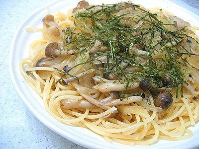 Japanese Mushroom Spaghetti