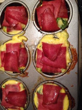 Dana's Scrumptious Healthy Spinach Apple Turkey Quiche Cups