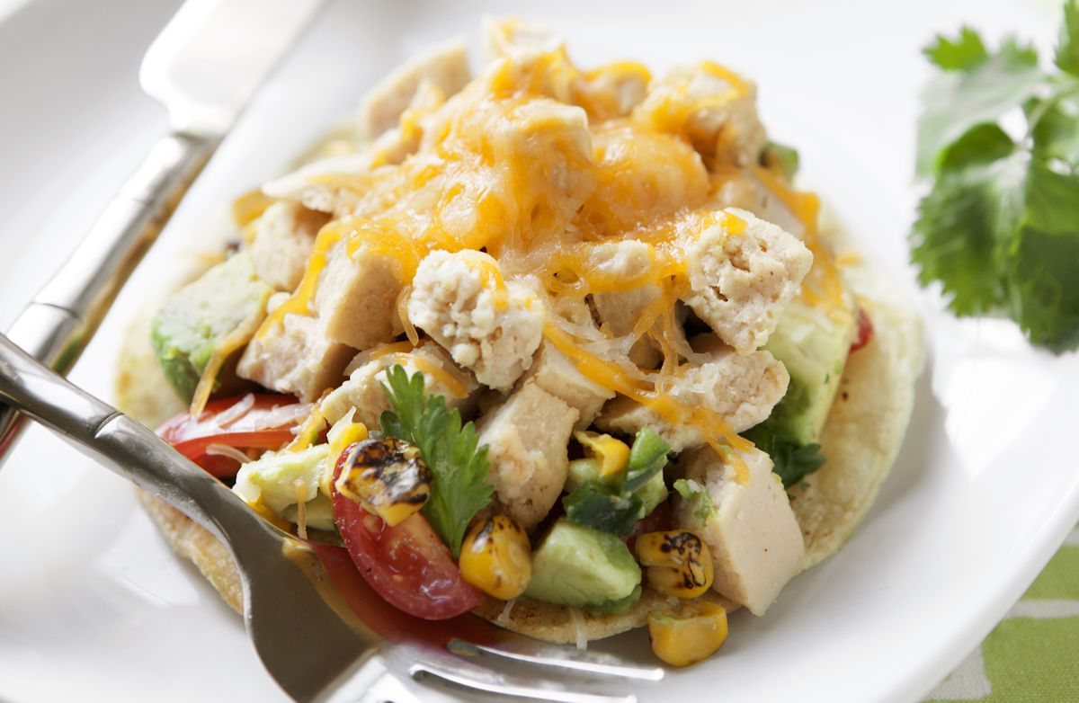 Quick and Easy Chicken Tostadas