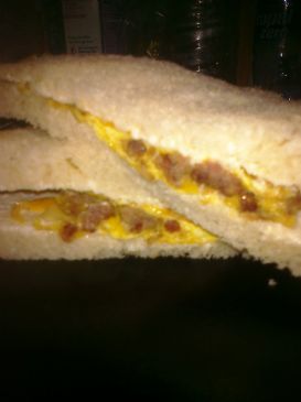 My breakfast sandwich