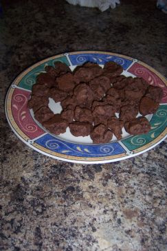 mini chocolate pumpkin cookies