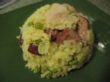 Baked Rice with Chicken and Kielbasa