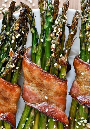 Asparagus in Bacon (Airfryer)