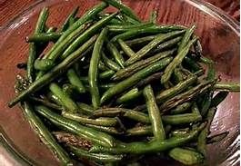 Roasted skillet: Green Beans w. Turkey Kielbasa