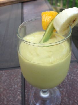 Tropical Avocado Protein Smoothie