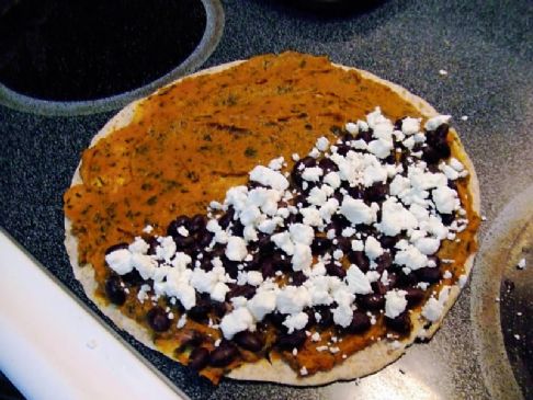 Pumpkin Black Bean Quesadilla