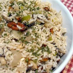 Wild/Brown Rice and Barley Mushroom Pilaif