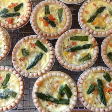 Quiche, Asparagus mini