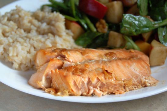 Maple Soy Glazed Salmon