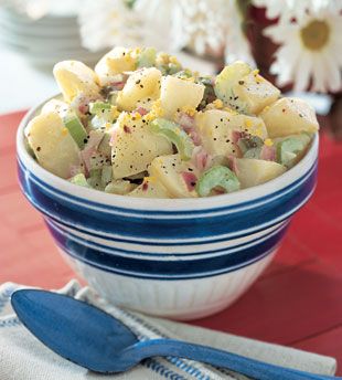potato salad 'diakon' dairy free, low carb