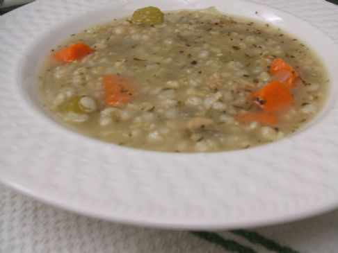 Crock Pot Chicken Soup with Brown Rice