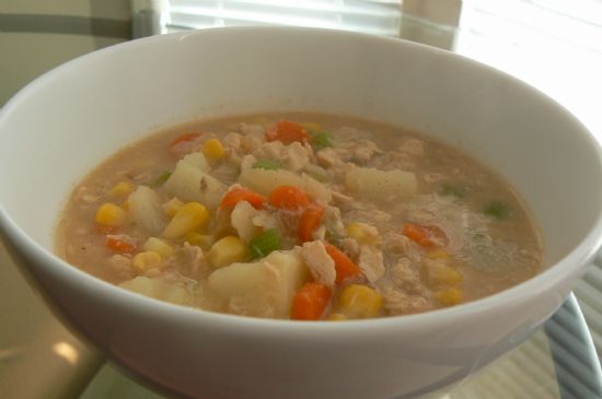 Salmon Corn Chowder