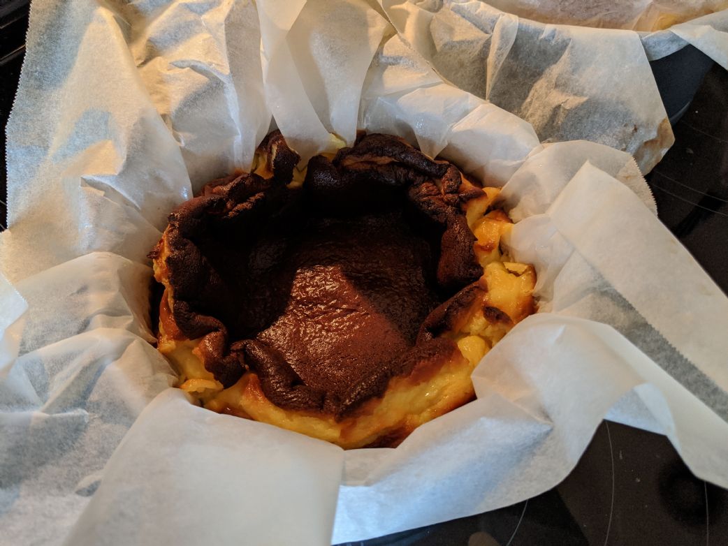 Keto Basque Burnt Cheesecake