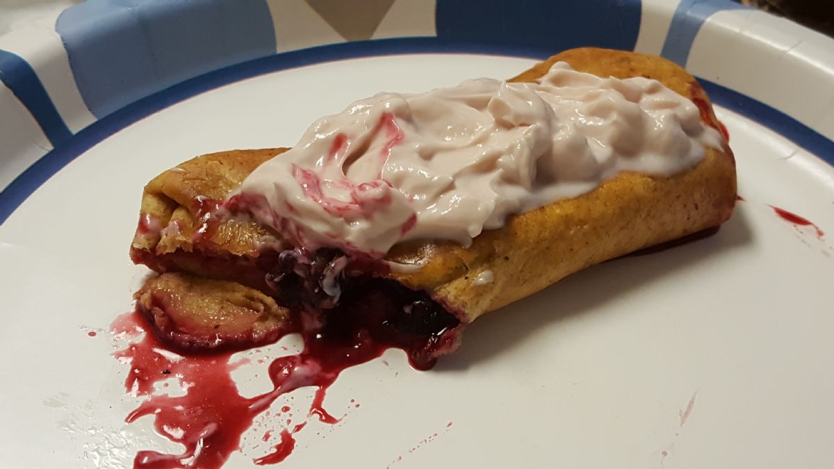 Triple Berry Dessert Wrap