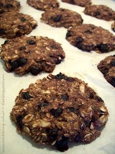 Blueberry, Coconut and Almond Breakfast Cookies