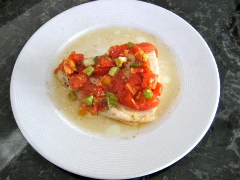 Tilapia with Cherry Tomatoes