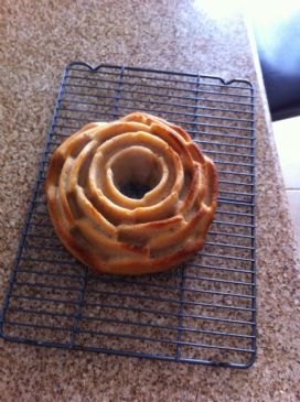 Martha Stewart's Lemon Cake with Glaze lightened up