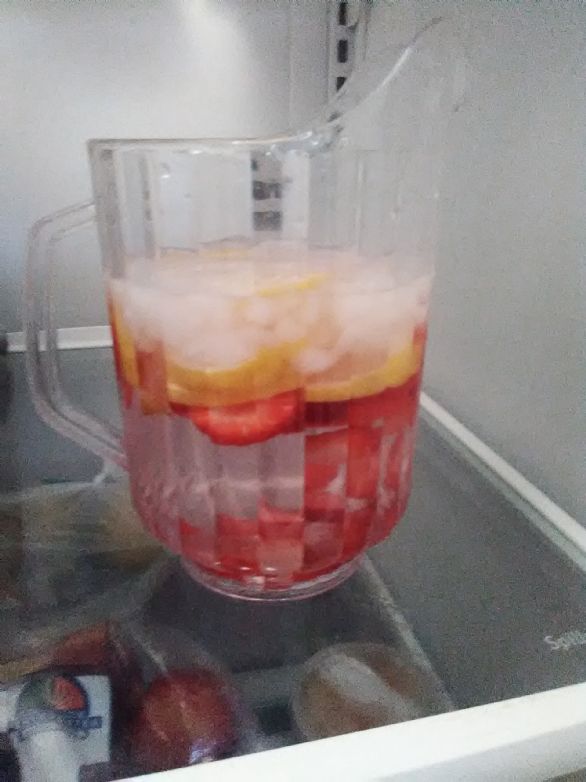 Strawberry Lemon Water