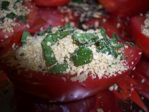 Low Carb Baked Stuffed Tomatoes