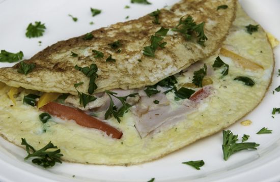 Simple and Basic Egg White Omelette