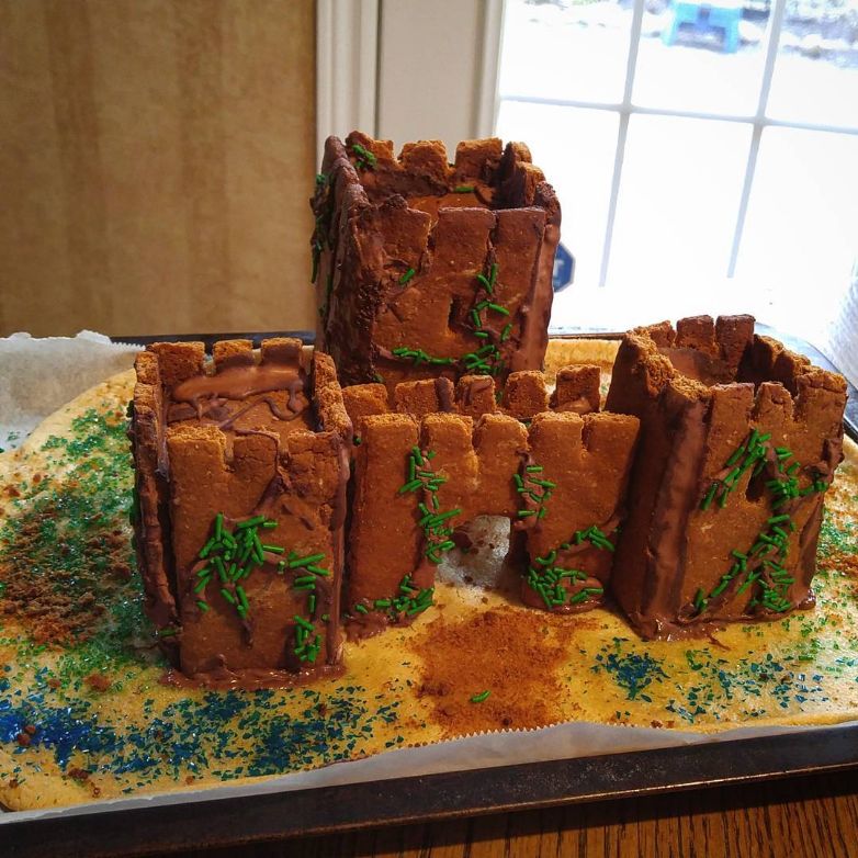 Gingerbread Castle Facade
