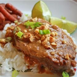 Asian Peanut Butter Pork